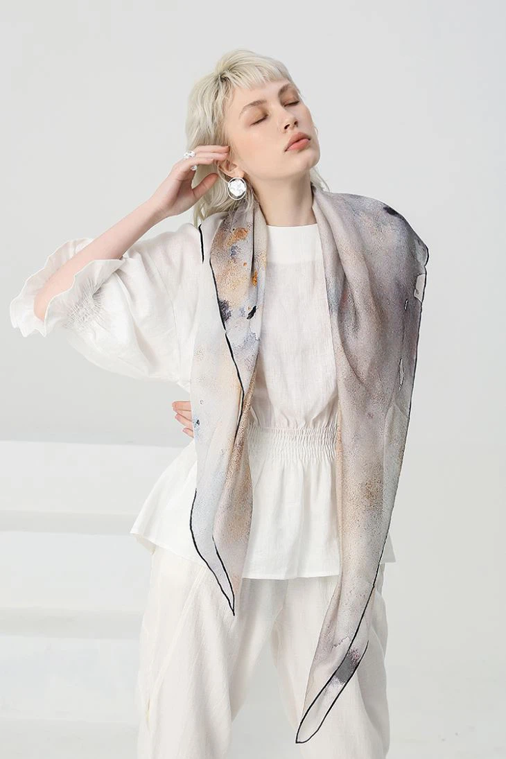 Sunscreen Silk Georgette Shawl