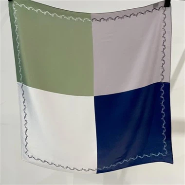 Атласный шарф для волос женщин